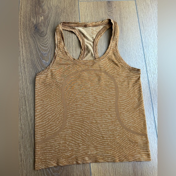 lululemon athletica Racerback Tank Top in Rust Brown - Picture 3 of 11